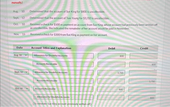 Fleming Sign Company uses the allowance method in accounting for uncollectible accounts.