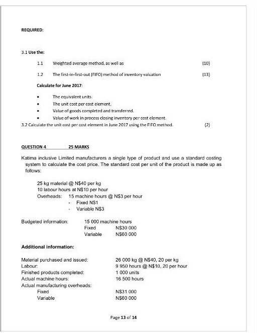 N$ 6 per hour 4 kg @ N$ 7 per kg Variable