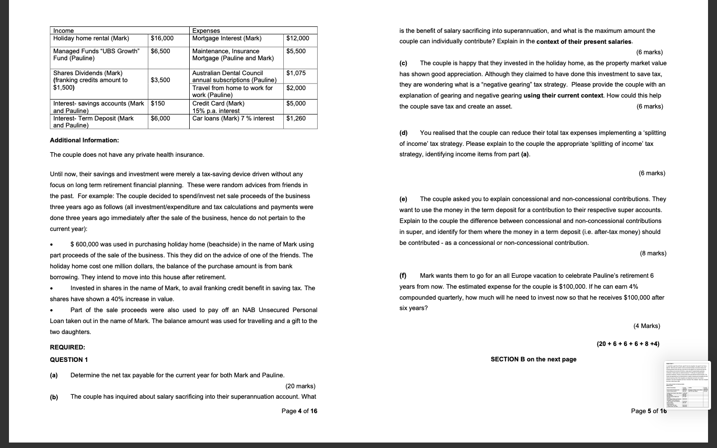 54 have two daughters-Kay aged 33 and Teena aged 29. Mark who