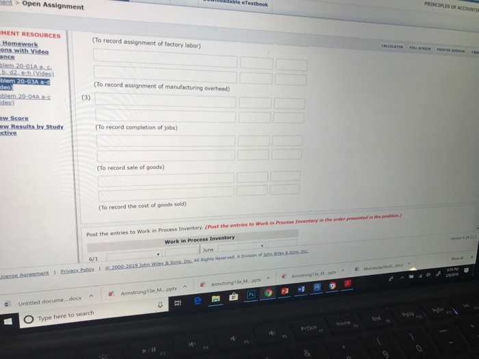 On June 1, 2020, the general ledger for Pharoah Inc. contains the