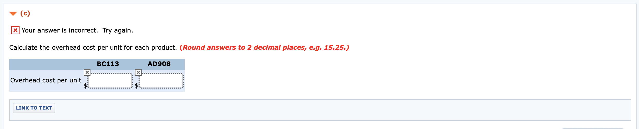 products. It estimates production of 3,000 units of Product BC113 and 1,400