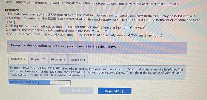various levels of activity are presented below: Assume that the total overhead