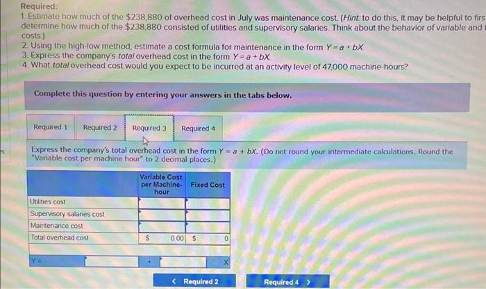 these cos at the 42,000 machine-hour level of activity is Nova Company's