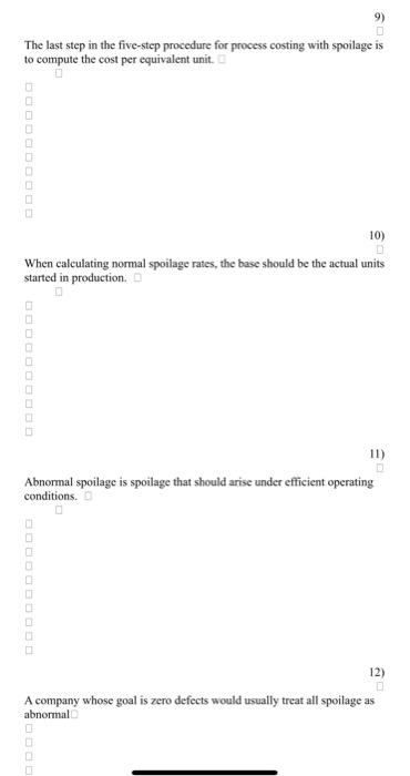 value. 3) Reworked goods are unacceptable units of production usually not capable