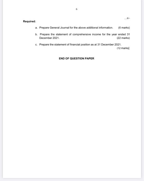 - A new office computer of RM4,500 was brought from home for