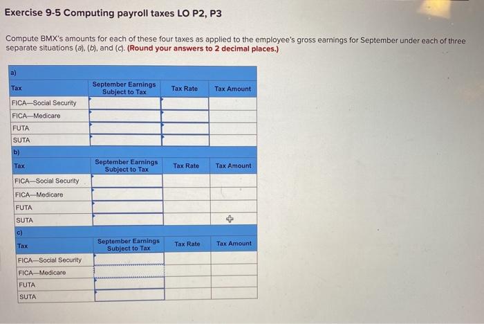 Exercises below. [The following information applies to the questions displayed below.) BMX