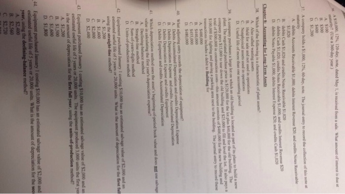  A $10,00, 12%, 120-day note dated may 1, is received from