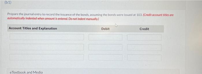 issuance of the bonds. (Credit account titles are automatically indented when amount