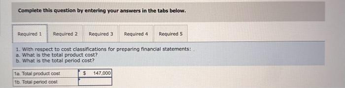 LO1-3, LO1-4, LO1-5] Dozier Company produced and sold 1,000 units during its