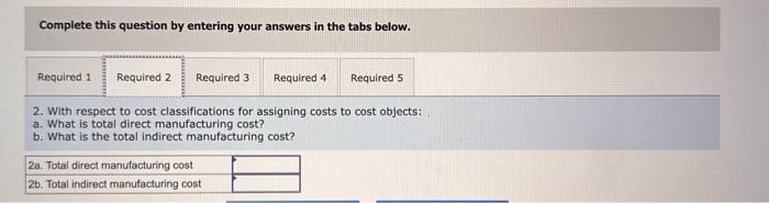 first month of operations. It reported the following costs and expenses for