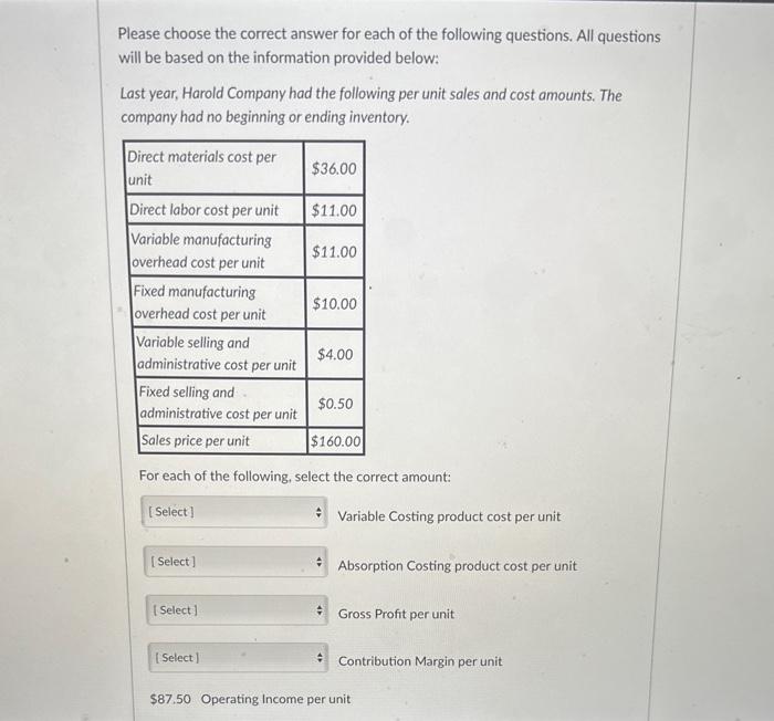 please help! i'm getting confused because i wasn't proved with an amount