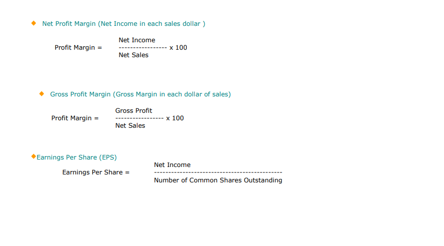 \\( = \\) & Net Income \\\\ \\hline Number of Common Shares