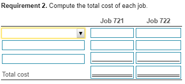 Direct materials 30 hours $ 2,800 $ 22,300 Print Done int Done