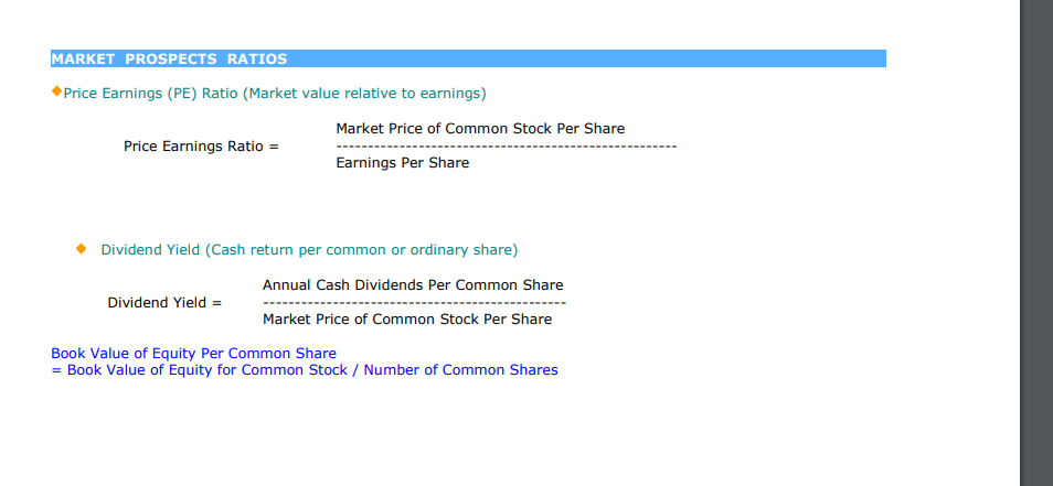 declared and paid in 2017 and 2018 respectively 3. The market prices