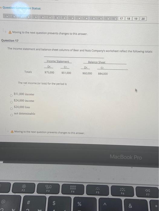  Question Completion Status: 51 28 96 101 123 TER 17 18