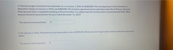 Compaty Answer the questions asked about each of the factual situstions. (Do