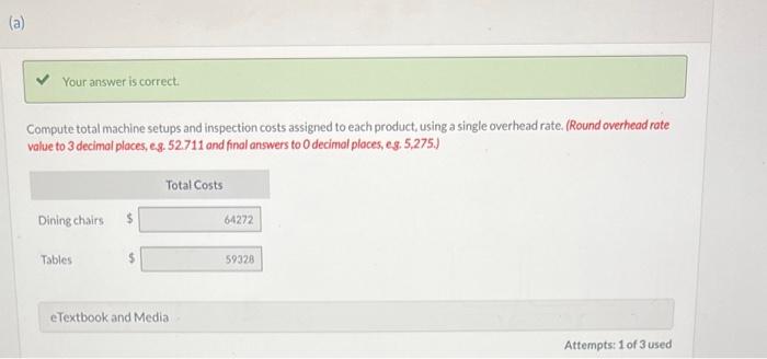 and tables. The following information is available regarding the two products and