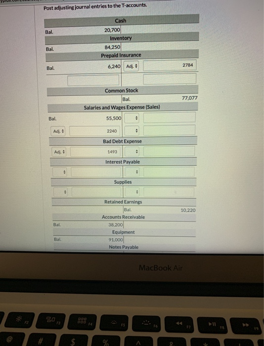 $1,493. Equipment is depreciated based ona 7-year life (no salvage value). 1.