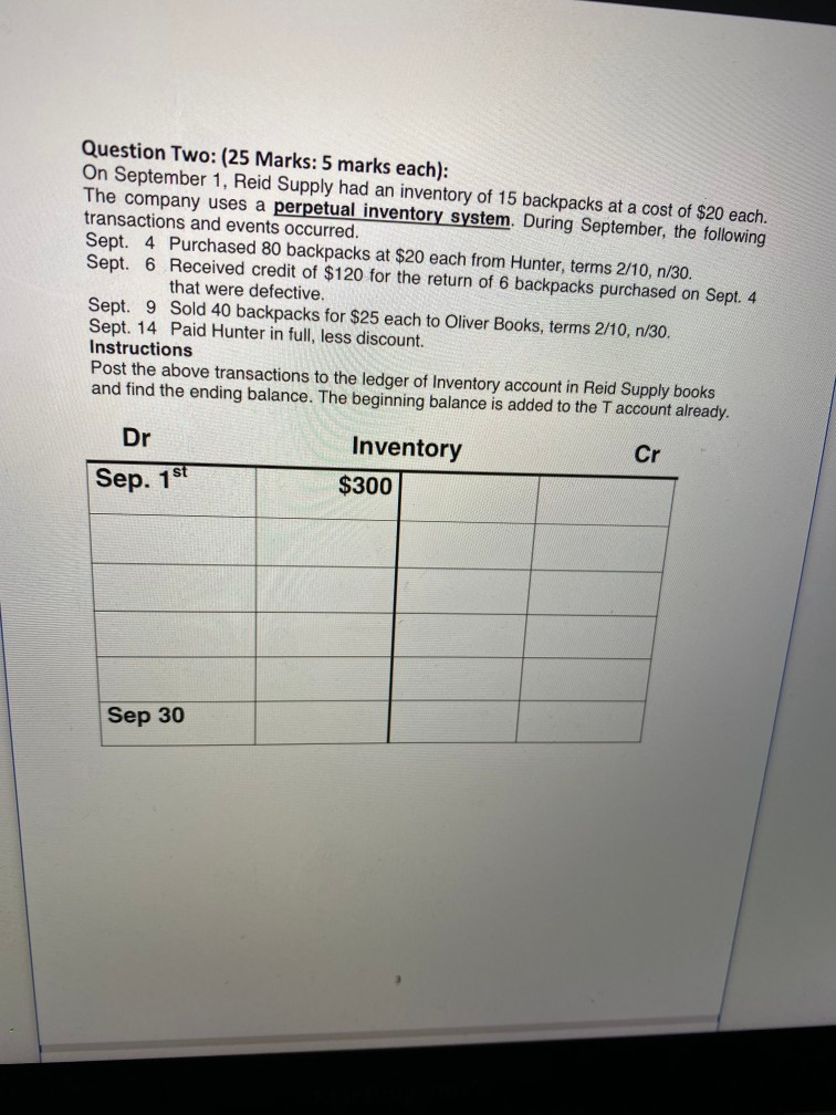  can i get some help with these questions please? Question Two: