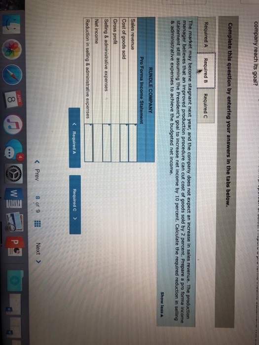 the next year's budget. The controller has provided everyone with the current