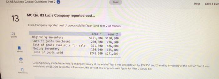  Ch 05 Multiple Choice Questions Part 2 Sowed Help Save &