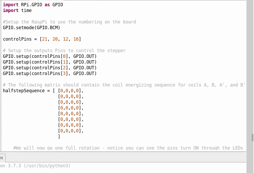 PWM for speed control of the motor and the use of other