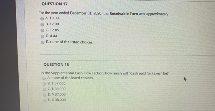 Payable Accounts Receivable Accumulated Depreciation Allowance for Doubtful Accounts Cash Common Stock