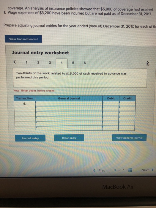 insurance policies showed that $1,100 of unexpired insurance coverage remains 2016; and