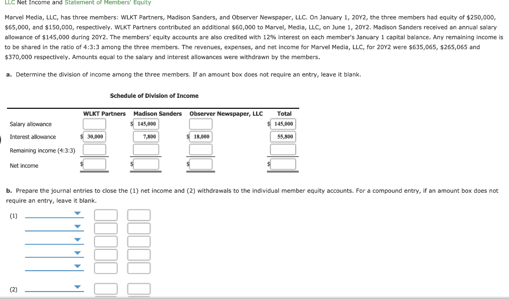 please explain every detail. use a computer if you can. LLC