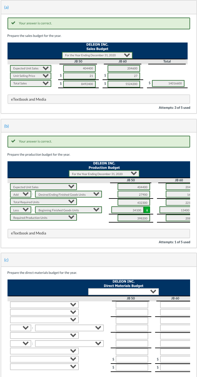 December 31, 2020. Accounting assistants furnish the data shown below. Product JB