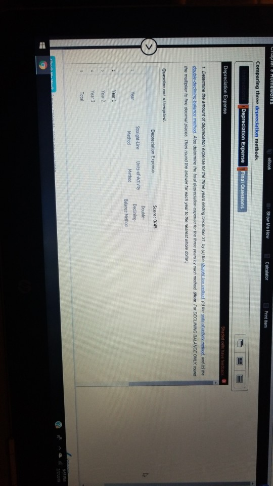 Item Final Questions Dexter Industries purchased packaging equipment on January 8 tor