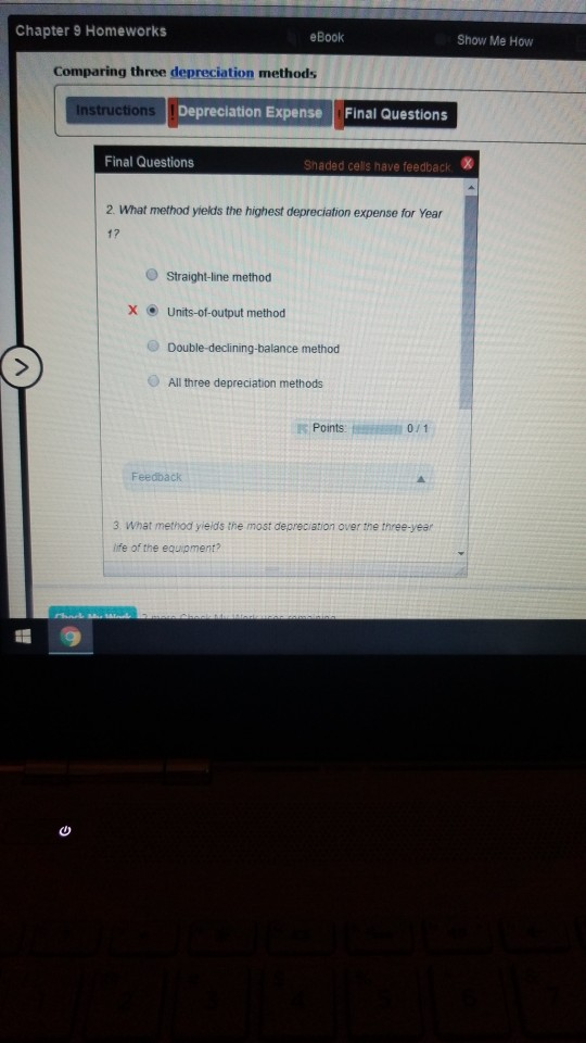 $72,000. The equpment was expected to have a useful lifeof three years,