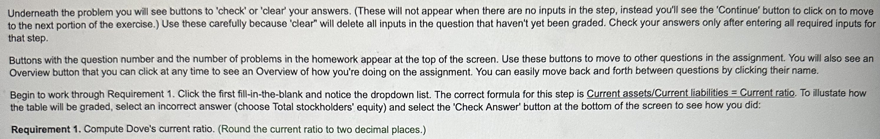  Underneath the problem you will see buttons to 'check' or 'clear'