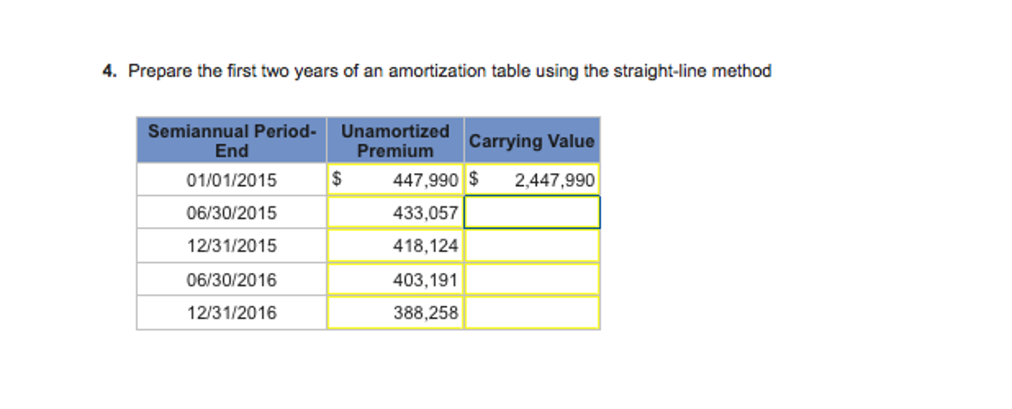 15-year bonds dated January 1, 2015, that pay interest semiannually on June