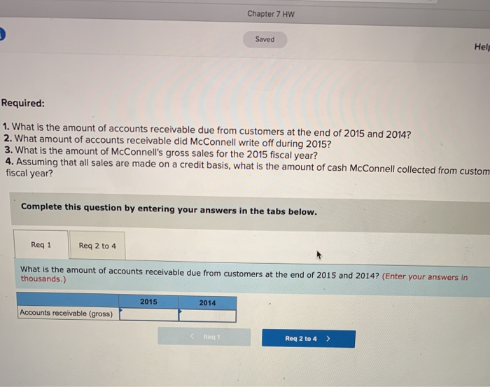 Submit Problem 7-5 Receivables; bad debts and returns; McConnell Products, Inc.[L07-4,7-5 Check