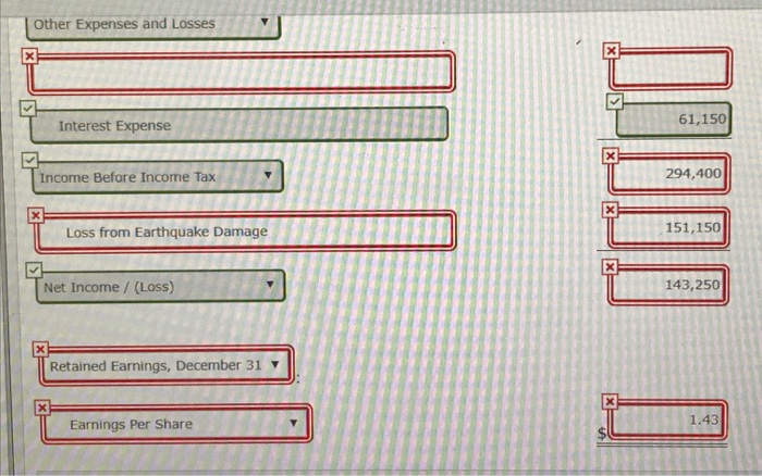 returns and allowances Allowance for doubtful accounts Sales discounts Land Equipment Buildings