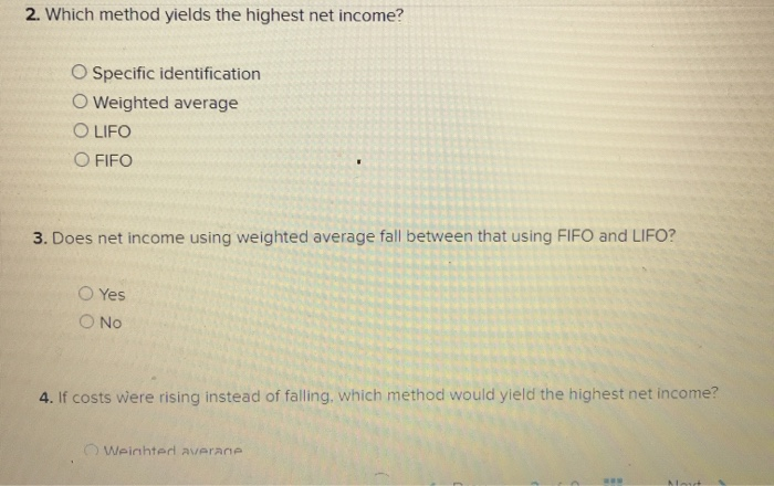 Company reported the following January purchases and sales data for its only