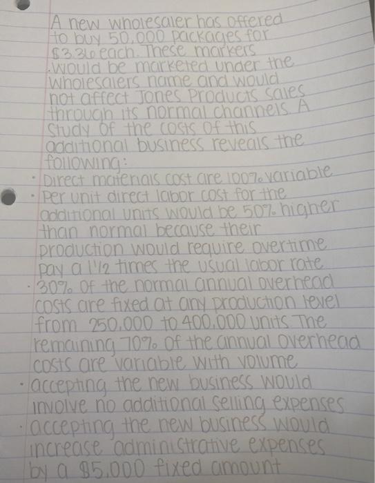 your intermediate calculations and per unit cost answers to 3 decimals.) 1.