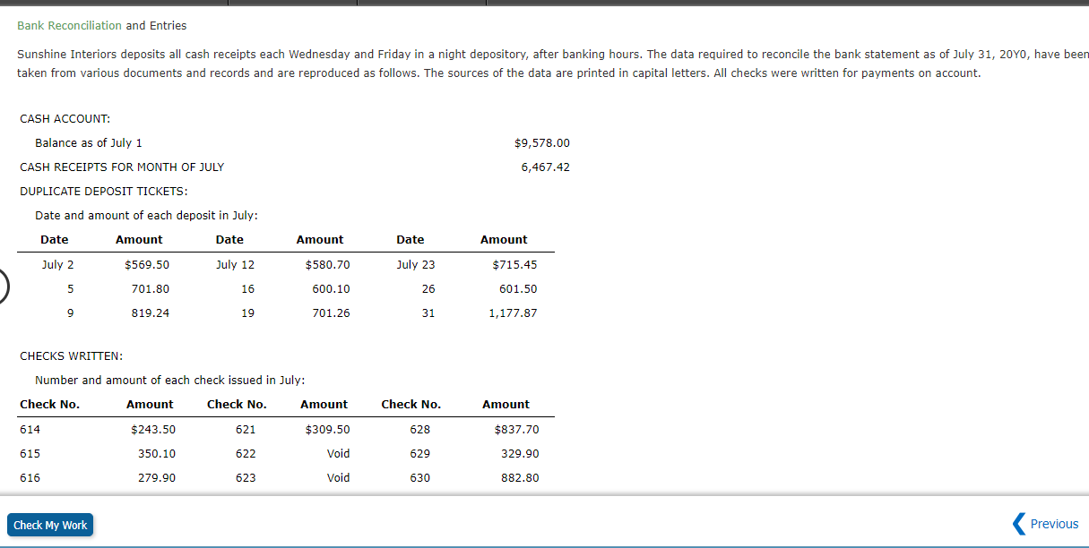 can someone please help me answer this question asap please Bank Reconciliation