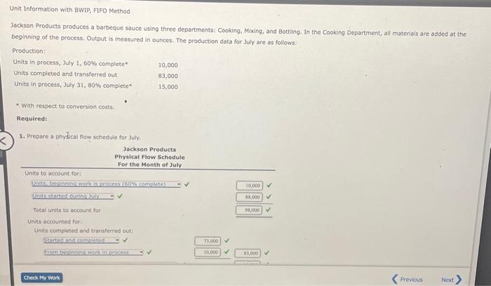  i need answer for question 3 only Unit Information with BWIP,