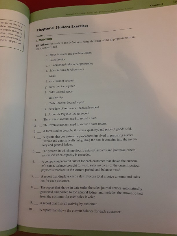 Chapter to access the about Internation ur search string wormation abou