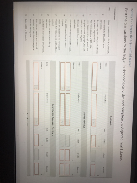 of work performed Received payment of $9.000 in advance for work to