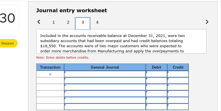 Mortgage note payable $ 105,000 50,500 643,000 1, 405,000 Skipped Other information: