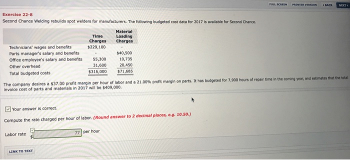  Help with the material loading percentage and total estimated bill please.