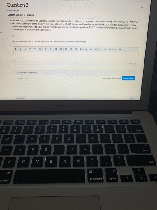 "courses/34302/assigments/3505478 o Paused Question 3 View Policies Current Attempt in Progress On