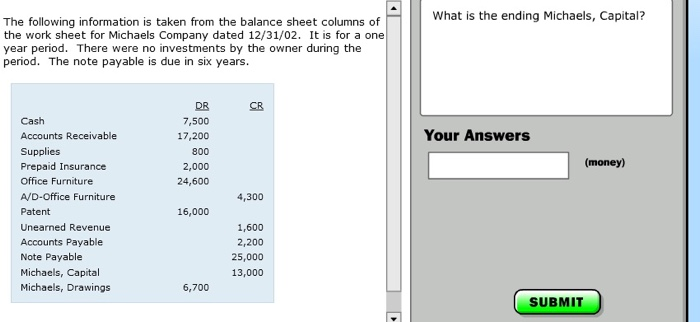 4,300 Cash Accounts Receivable Supplies Prepaid Insurance Office Furniture A/D-Office Furniture Patent