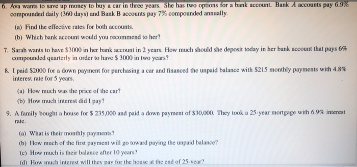  could you please help me to do those 4 questions. thank