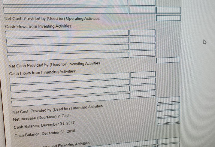 to Reconcile Net Income to Net Cash Data Table - X Transaction