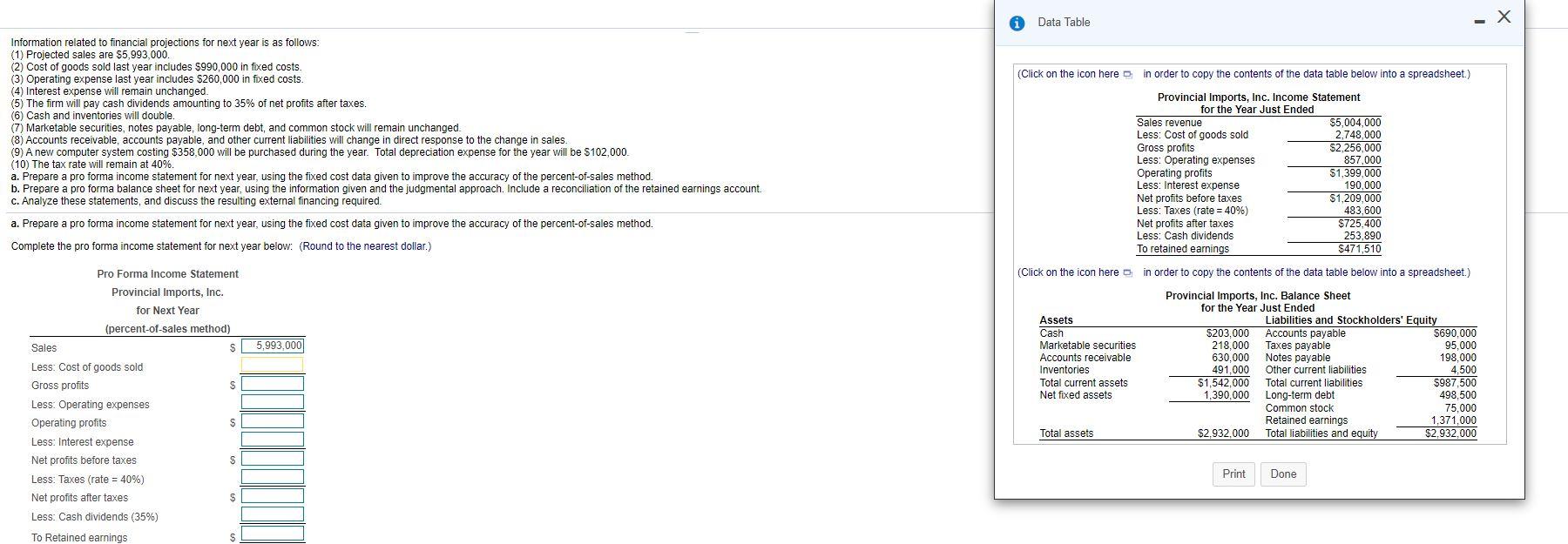  Data Table - X (Click on the icon here D in