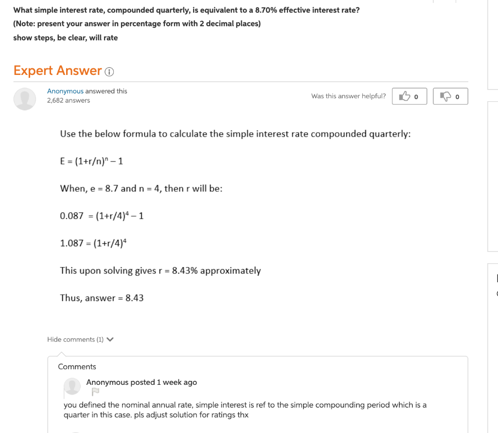 THIS QUESTION IS NOT RIGHT BECAUSE IT NEEDS TO be the simple